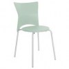 Cadeiras bistrô Rhodes polipropileno verde claro